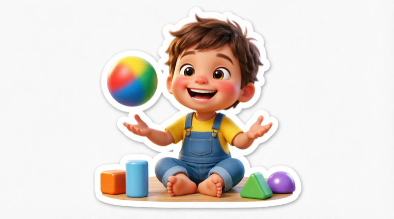 Ребёнок играет — два языка через игру без давления